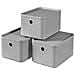 Contenitori Con Coperchio Beton 3 Pz Misura S Grigio Chiaro - Foto miniatura 1
