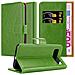 Custodia Compatibile Con Samsung Galaxy S10 In Verde Erbe - Coperchio Protettiva Con Chiusura Magnetica, Funzione Stand E Tasca Per Le Carte - Foto miniatura 1