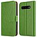 Custodia Compatibile Con Samsung Galaxy S10 In Verde Erbe - Coperchio Protettiva Con Chiusura Magnetica, Funzione Stand E Tasca Per Le Carte - Foto miniatura 3