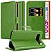 Custodia Compatibile Con Samsung Galaxy S10 In Verde Erbe - Coperchio Protettiva Con Chiusura Magnetica, Funzione Stand E Tasca Per Le Carte - Foto miniatura 4