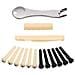 Chitarra Acustica Perni Del Ponticello Puller Tirare Remover Extractor Strumento Con Chitarra Gambe Di Dado E Pacco Da 12 Perni Del Ponticello Della Chitarra - Foto miniatura 1