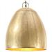 Lampada A Sospensione Industriale 25 W Ottone Rotonda 42 Cm E27 - Foto miniatura 1