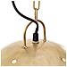 Lampada A Sospensione Industriale 25 W Ottone Rotonda 42 Cm E27 - Foto miniatura 9