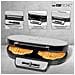 Wa 3745 Piastra Per Waffle, Forma Di Cuore, 2 Waffles Piastre Antiaderenti, Termostato 1200w Argento - Foto miniatura 8