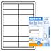 Labels white 96,5x33,8 SuperPrint 3200 pcs. , Bianco, Labels / pack - 3200 pcs. Sheets / pack - 200 pcs, 96, 5 x 33, 8 mm, A4 sheets, border on all sides - Foto miniatura 2