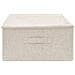 Scatola Portaoggetti in Tessuto 70x40x18 cm Crema - Foto miniatura 4