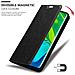 Custodia Compatibile Con Xiaomi Mi Note 10 In Nero Di Notte - Coperchio Protettiva Con Chiusura Magnetica, Funzione Stand E Tasca Per Le Carte - Foto miniatura 7