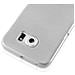 Custodia Compatibile Con Samsung Galaxy S6 Edge In Argento - Coperchio Protettivo In Silicone Tpu Flessibile Con Design Spazzolato - Foto miniatura 3