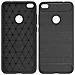 Custodia B-case Tpu Silicone Cover Case Per Huawei P8 P9 Lite (2017) Carbon Metal Black - Foto miniatura 1