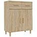 Credenza Rovere Sonoma 69,5x34x89 Cm In Legno Multistrato - Foto miniatura 2