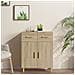 Credenza Rovere Sonoma 69,5x34x89 Cm In Legno Multistrato - Foto miniatura 1