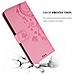 Custodia Compatibile Con Asus Zenfone 8 In Rosa Fiore - Coperchio Protettivo In Design Floreale Con Chiusura Magnetica, Funzione Stand E Slot Per Carte - Foto miniatura 7