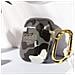 Cover Per Airpods Semi-rigida Stampa Camouflage Logo Guess Grigia - Foto miniatura 2