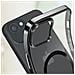 Cover Magsafe Per Iphone 15 Plus Silicone Bordo Cromato Nero - Foto miniatura 4