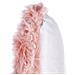 Set Di 2 Cuscini Lubha Bouclé 42 X 42 Cm Tinta Unita Rosa - Foto miniatura 7