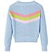Maglione Per Bambini Lavorato A Maglia Blu 128 - Foto miniatura 2