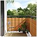 Paravento Da Balcone Marrone Chiaro 400x80 Cm In Polyrattan - Foto miniatura 8