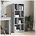 Libreria Grigio Cemento 57x28,5x141 Cm In Legno Multistrato - Foto miniatura 3