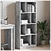 Libreria Grigio Cemento 57x28,5x141 Cm In Legno Multistrato - Foto miniatura 1