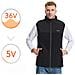 Gilet Riscaldato 13 Zone Di Riscaldamento Nero S /m - Foto miniatura 5