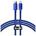 Cavo Da Lightning A Usb-c 20w Crystal Shine Per Ricarica E Sincronizzazione 1,2m, Blu - Foto miniatura 2