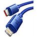Cavo Da Lightning A Usb-c 20w Crystal Shine Per Ricarica E Sincronizzazione 1,2m, Blu - Foto miniatura 3