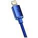 Cavo Da Lightning A Usb-c 20w Crystal Shine Per Ricarica E Sincronizzazione 1,2m, Blu - Foto miniatura 4