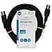 Cavo Audio Din 5 Pin Maschio A Maschio 3m Nichelato, Nero - Foto miniatura 3