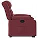 Poltrona Alzapersona Reclinabile Rosso Vino in Tessuto - Foto miniatura 9