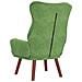 Poltrona Rilassante Verde Chiaro in Velluto - Foto miniatura 6