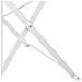 Sdraio da Giardino Pieghevoli  2 pz Bianco Acciaio - Foto miniatura 8