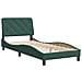 Giroletto senza Materasso Verde Scuro 90x200 cm in Velluto - Foto miniatura 3