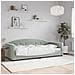 Letto da Giorno Grigio Chiaro 90x190 cm in Velluto - Foto miniatura 2