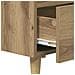Armadietto per letto rovere artigianale 40 x 35 x 47,5 cm - Foto miniatura 9