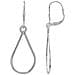 Orecchino Pendente A Goccia In Argento Sterling - Foto miniatura 1