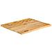 Piano Tavolo Bordi Vivi 40x40x3,8 cm in Legno Massello di Mango - Foto miniatura 2