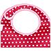 Set Di 2 Bavaglini In Neoprene Con Motivo A Pois E Chiusura In Scratch, Rosso - Foto miniatura 5