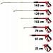 Pistola Alta Pressione Con Set Di Accessori - Compatibile Con Idropulitrici Kärcher Hd /hds | 5 Ugelli, 3 Lance, Adattatore M22 | Lunghezza 23-162 Cm - Foto miniatura 7