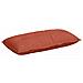 Cuscino per Schiena Rosso Arancio 100 x 50 cm Tessuto in Cords - Foto miniatura 1