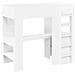 Struttura letto a castello con scrivania Bianco 80 x 200 cm - Foto miniatura 4