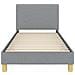 Struttura letto bambini con testata Grigio chiaro 90 x 200 cm - Foto miniatura 5