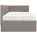 Struttura Letto Angolare con Materasso 2 pcs Talpa Velluto - Foto miniatura 8