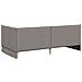 Struttura Letto Angolare con Materasso 2 pcs Talpa Velluto - Foto miniatura 9