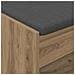 Panca per ingresso Rovere Artigianale 63 x 38 x 45 cm - Foto miniatura 8