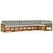 Set di divani da esterno 6 pcs Naturale e Grigio Chiaro - Foto miniatura 1