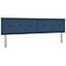 Letto con contenitore LED e materasso Blu 200 x 200 cm Tessuto - Foto miniatura 5