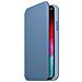 Custodia Folio in Pelle (per iPhone XS) - Fiordaliso - Foto miniatura 4