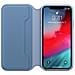 Custodia Folio in Pelle (per iPhone XS) - Fiordaliso - Foto miniatura 7