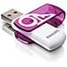 Chiavetta USB 2.0 Vivid 64GB Bianca e Viola - Foto miniatura 1