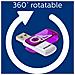 Chiavetta USB 2.0 Vivid 64GB Bianca e Viola - Foto miniatura 6